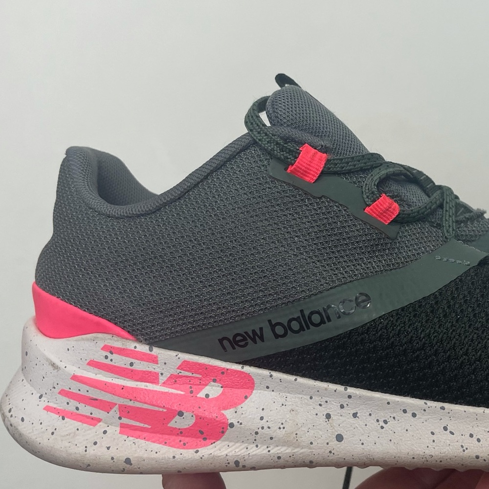 Lightly worn, slight discoloration on soles message for info